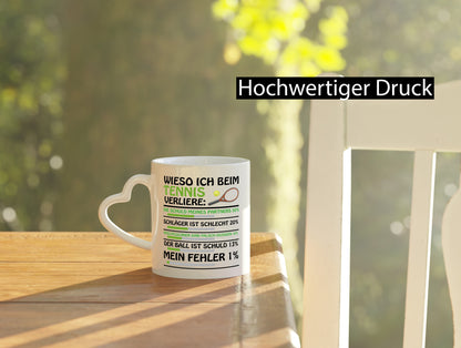 Tennisspieler Tasse lustiger Spruch Geschenk Humor Geschenkidee
