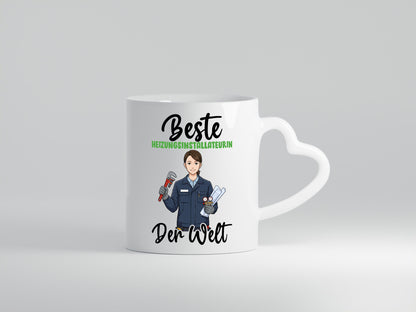 Beste Heizungsinstallateurin | Heizung v2 lustiger Spruch Geschenk Humor