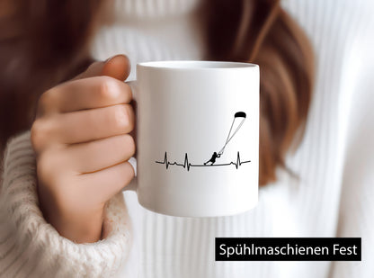 Kitesurfer Motiv | Surfer Kite Surfing Wassersport Humor Geschenkidee Tasse