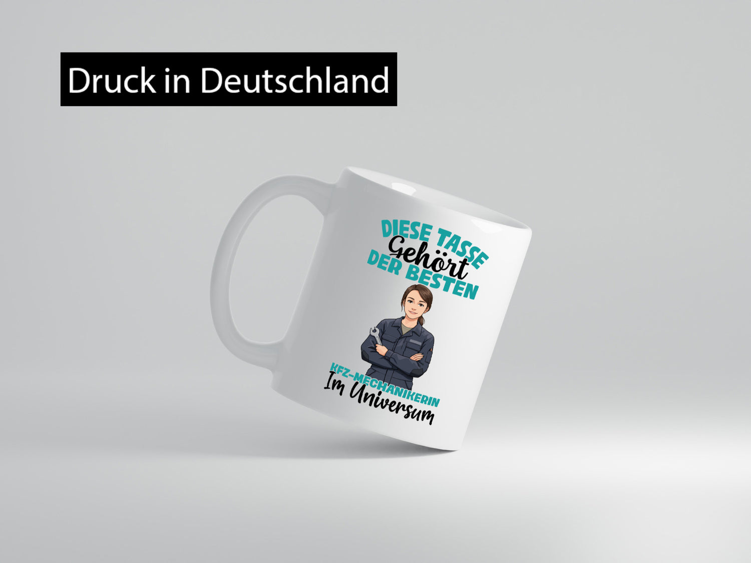 Im Universum: KFZ-Mechanikerin | Mechaniker KFZ lustiger Spruch Geschenk Humor