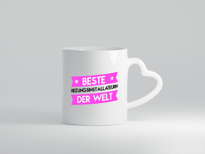 Beste Heizungsinstallateurin | Heizung Geschenkidee Humor Tasse