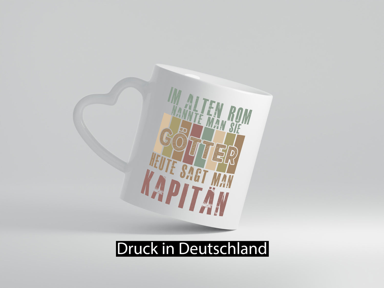 Heute sagt man: Kapitän | Schiffskapitän Schiff Geschenk Humor Geschenkidee