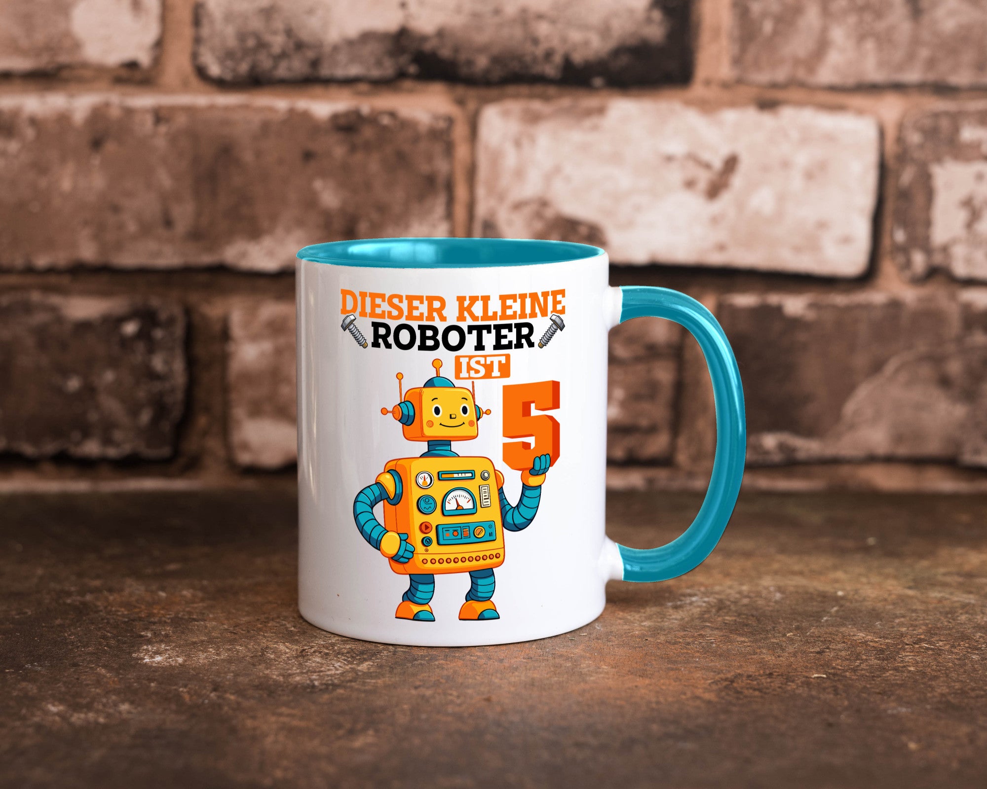 5. Geburtstag | 5 Jahre Roboter Junge lustiger Spruch Geschenk Geschenkidee
