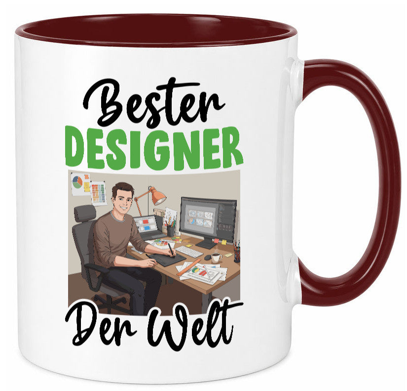 Bester Designer Beruf | Mode v2 lustiger Spruch Geschenk Arbeit Kollegen Büro