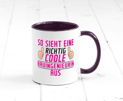 Richtig Coole Bauingenieurin | Ingenieurin lustig Humor Geschenkidee Geschenk