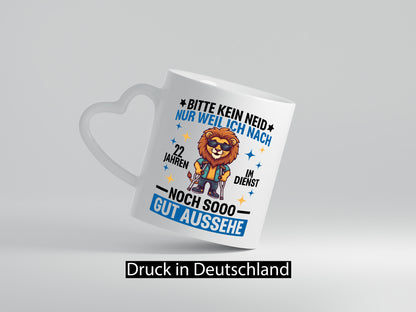 22 Jahre im Dienst | Arbeitsjubiläum Arbeit lustiger Spruch Geschenk Kollegen