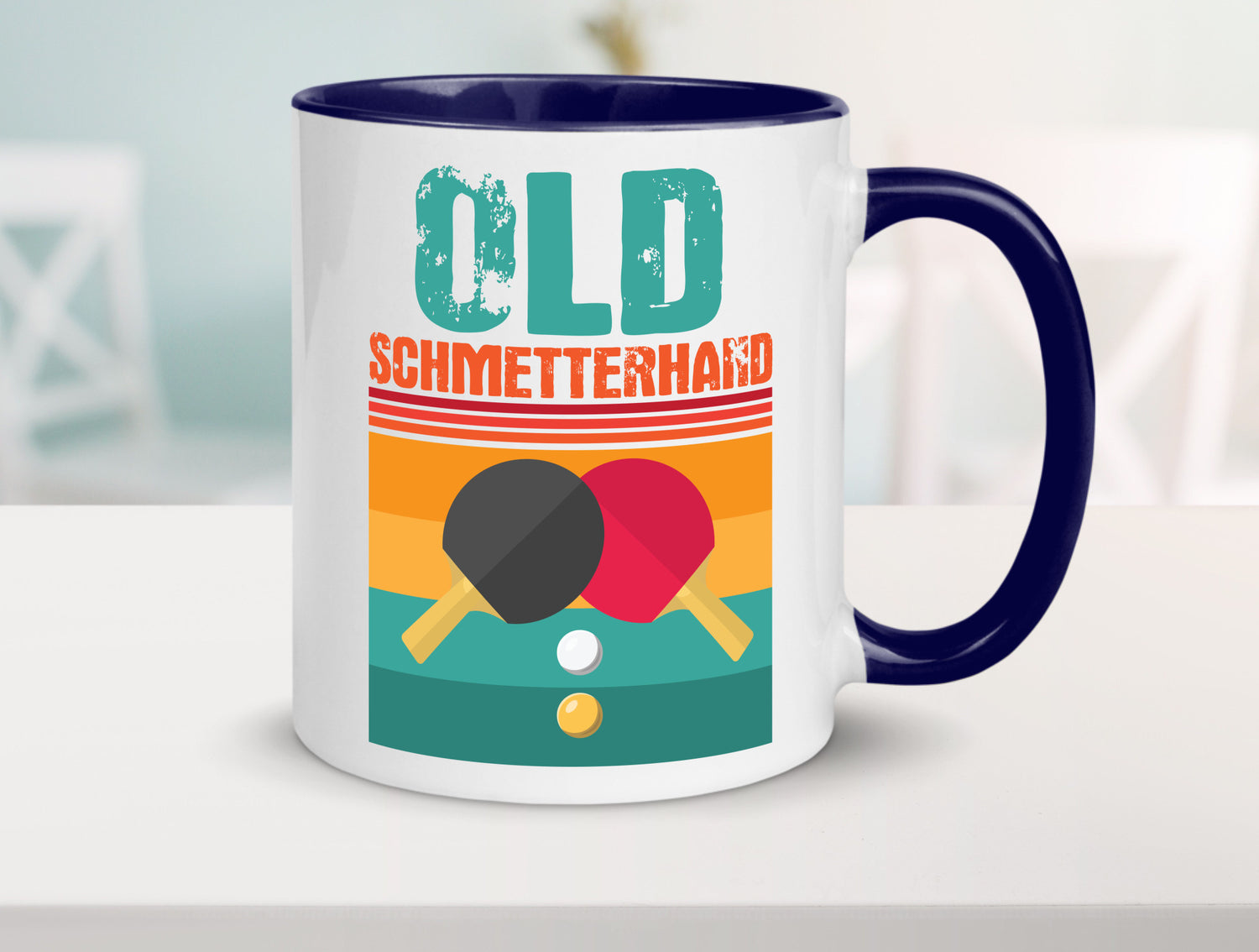 Tischtennis Tasse Humor Geschenkidee
