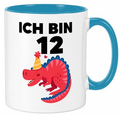 12. Geburtstag | Dino Dinosaurier 12 Jahre Geschenkidee Humor Tasse