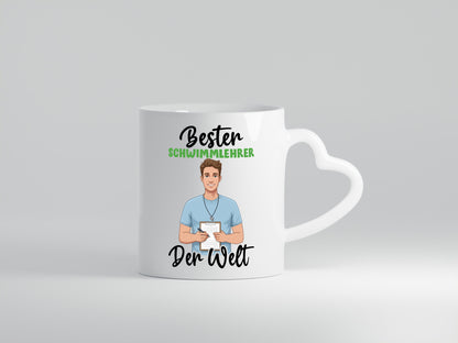 Bester Schwimmlehrer | Lehrer schwimmen Geschenkidee Humor Tasse