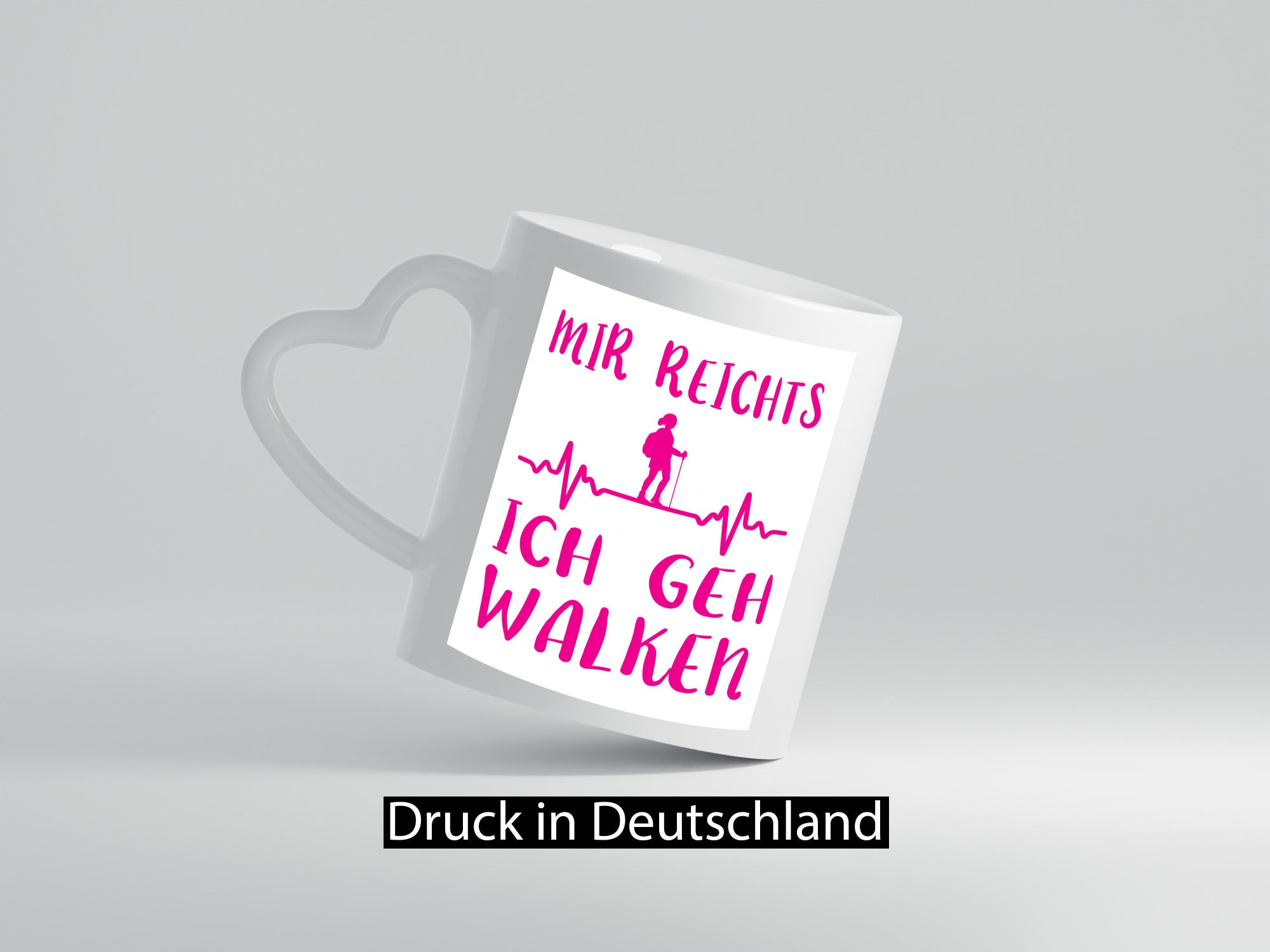 Ich geh walken | Mensch Herzschlag Geschenk Humor Geschenkidee lustiger Spruch