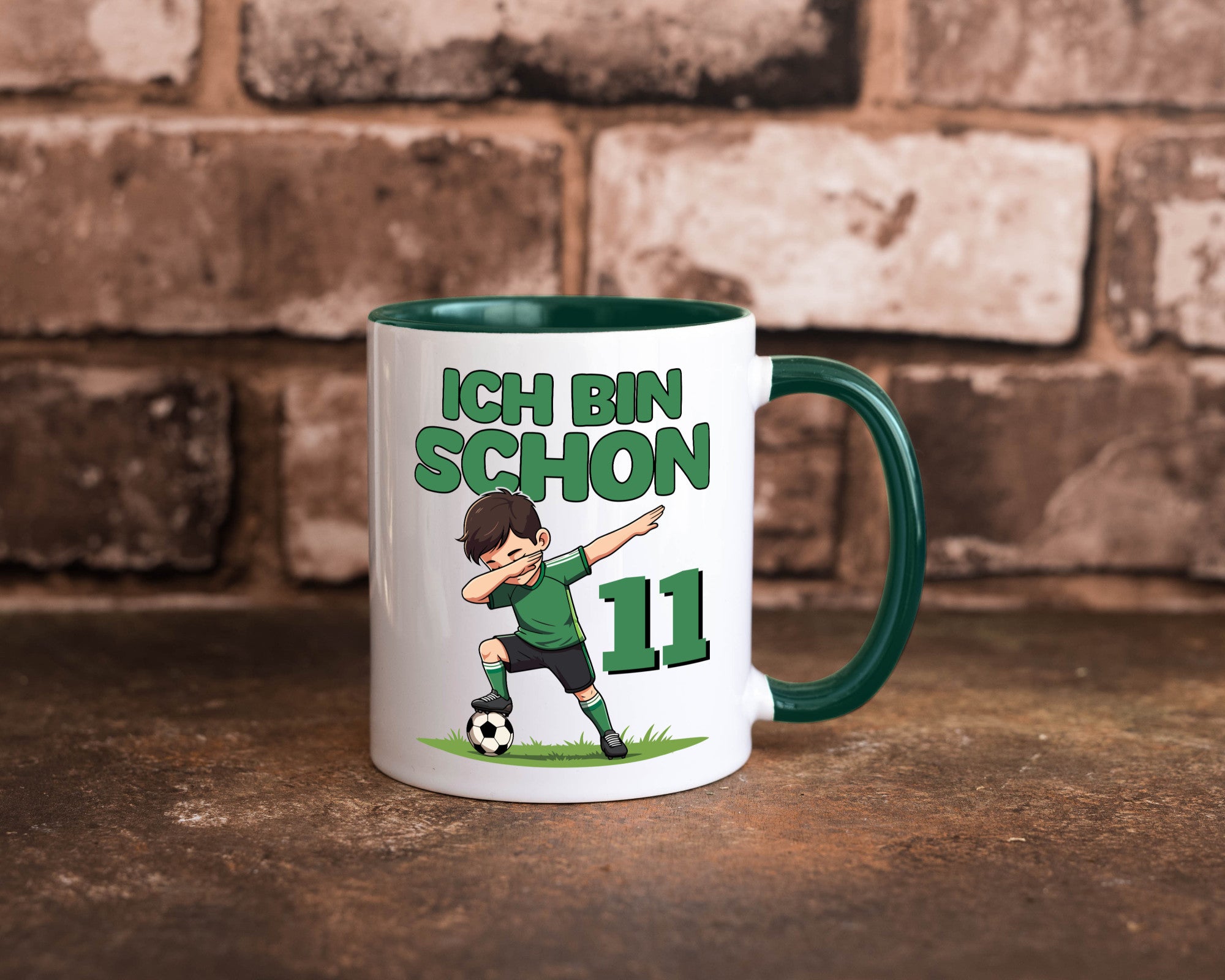 11. Geburtstag | 11 Jahre Fußballer Geschenkidee Humor Tasse