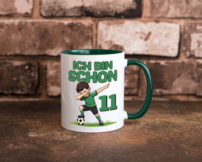 11. Geburtstag | 11 Jahre Fußballer Geschenkidee Humor Tasse