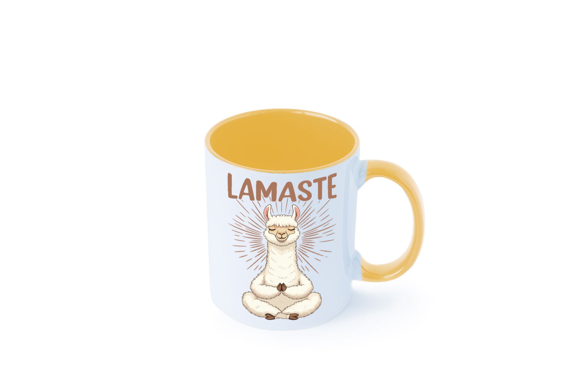 Lamaste | Lama Namaste lustiger Spruch Geschenk Humor Geschenkidee Tasse
