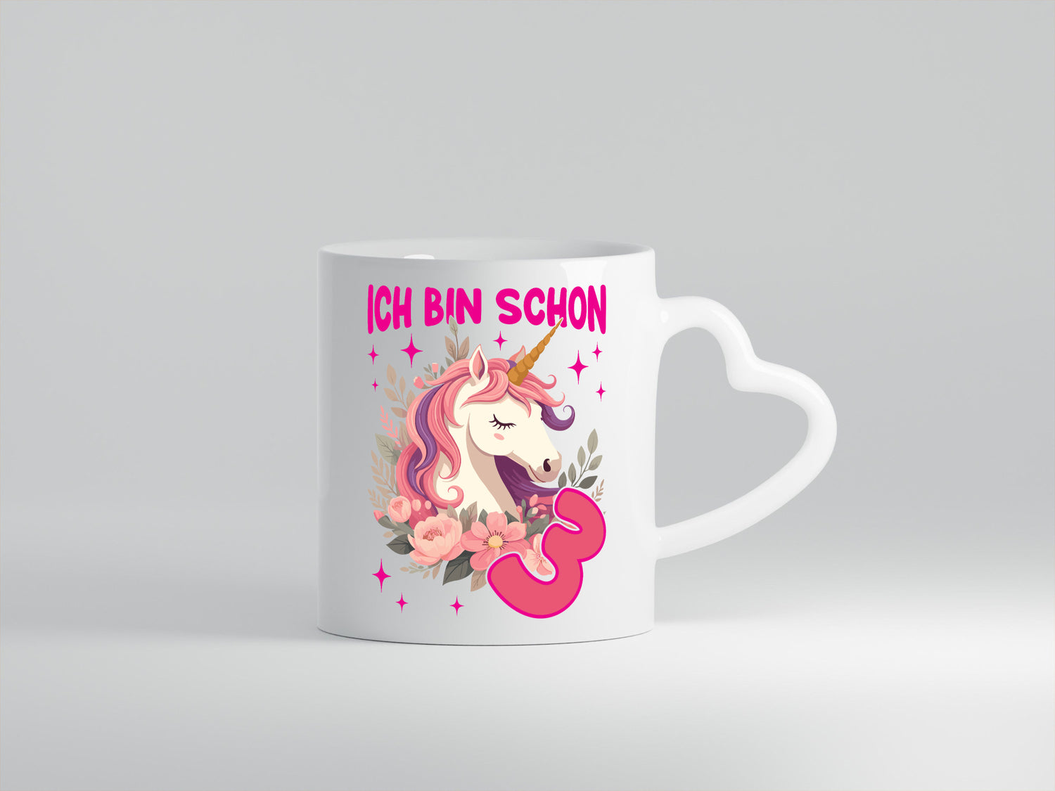 3. Geburtstag | 3 Jahre Einhorn Mädchen lustig Geschenkidee Geschenk Tasse