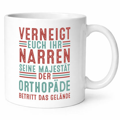Verneigt euch: Orthopäde | Orthopädie lustiger Spruch Geschenk Humor