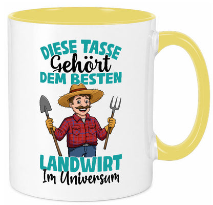 Im Universum: Landwirt | Bauer Landwirtschaft lustiger Spruch Geschenk Humor