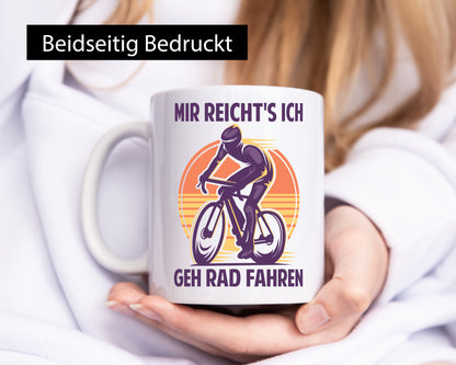 Mir reichts ich geh Rad Fahren | Fahrrad Geschenk Humor Geschenkidee lustiger