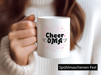 Cheer Oma | Beste Großmutter Geschenkidee Familie Humor Tasse