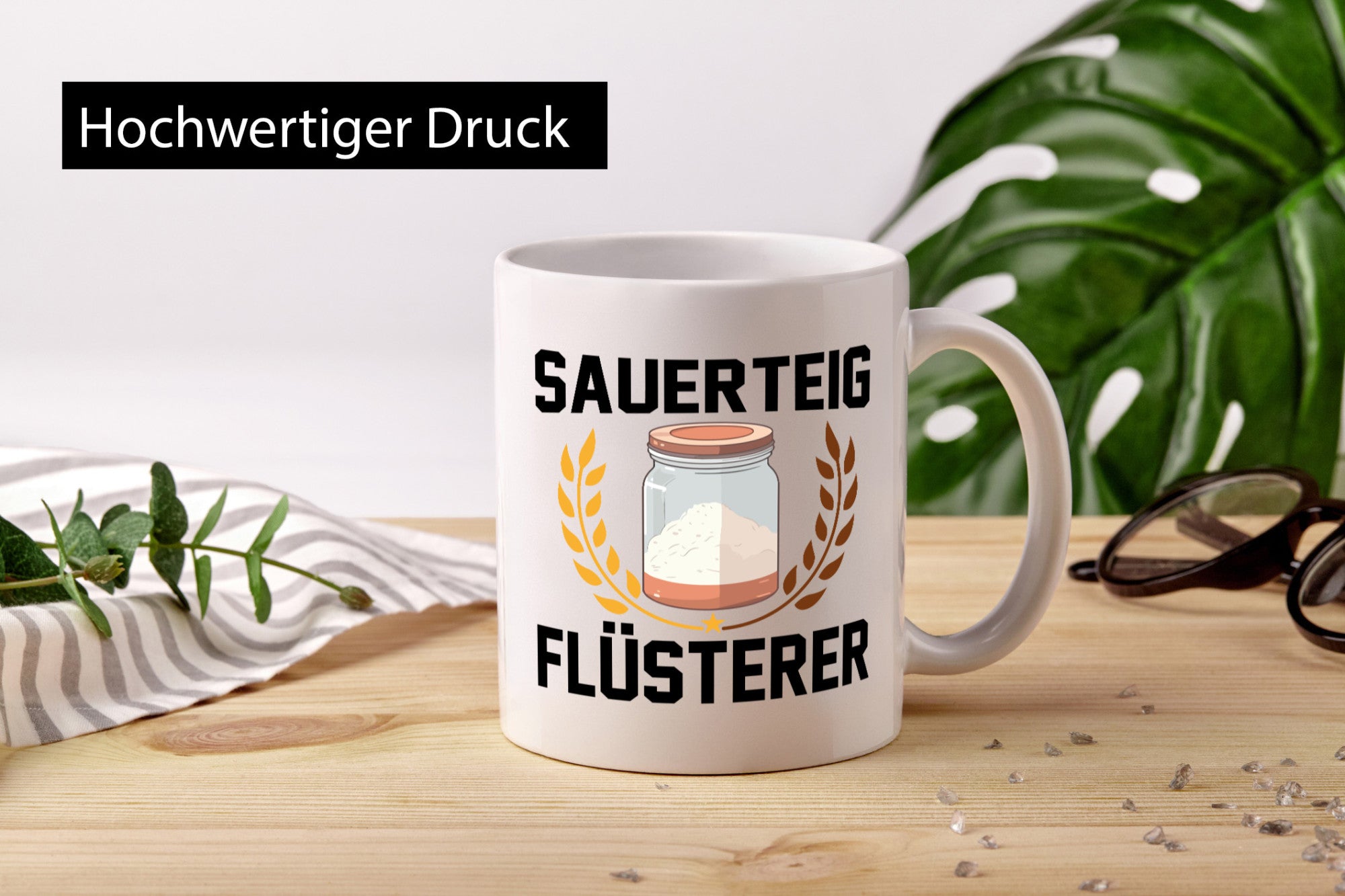 Sauerteig Flüsterer | Bäcker Backen lustig Humor Geschenkidee Geschenk Tasse