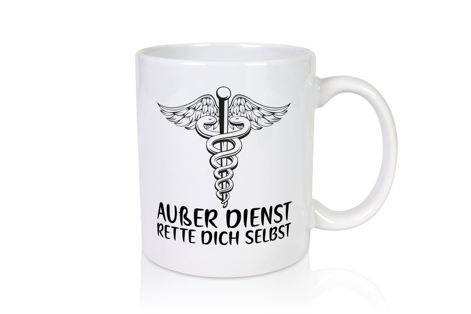 Außer Dienst | Sanitäter Rettung Rettungsdienst Puls Geschenkidee Humor Tasse