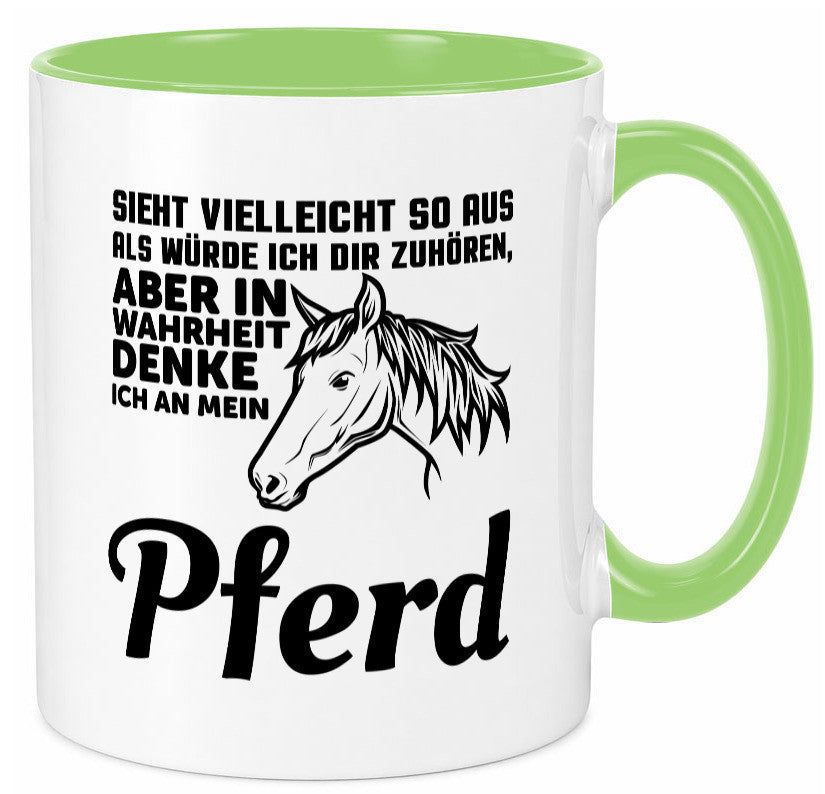 Pferde Spruch | Reiterin Tasse Pferdesport Reiten Humor Geschenkidee