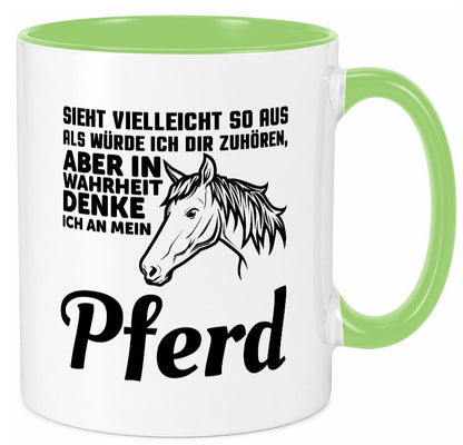 Pferde Spruch | Reiterin Tasse Pferdesport Reiten Humor Geschenkidee