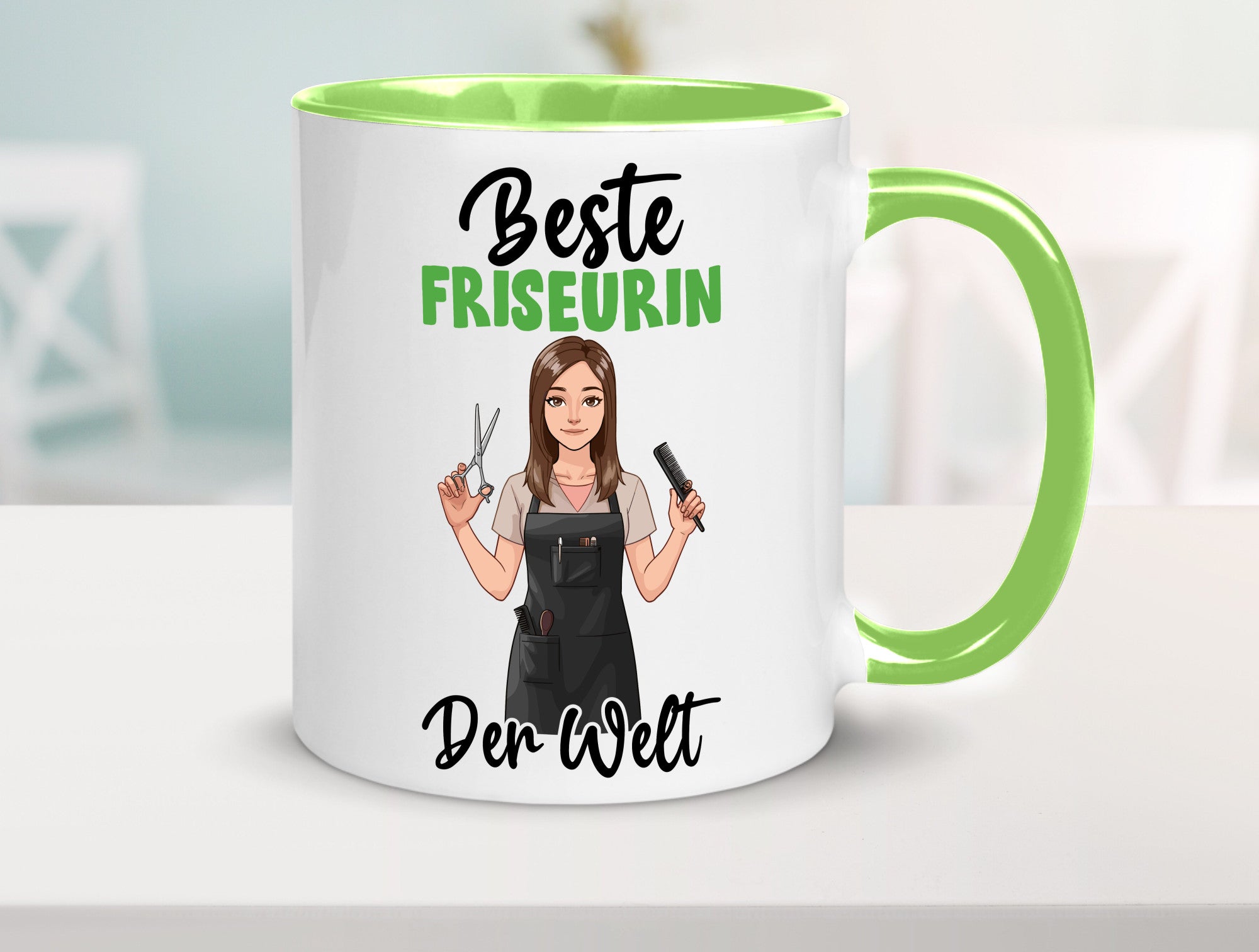 Beste Friseurin | Friseuse Frisuerin Geschenk Humor Geschenkidee lustiger