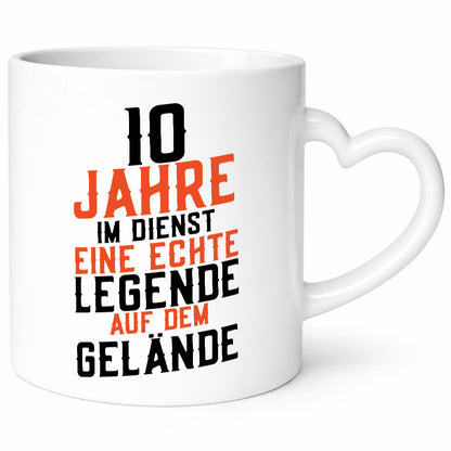 10 Jahre im Dienst | Legende Jubiläum Kollege Arbeit Geschenk Kollegen Büro