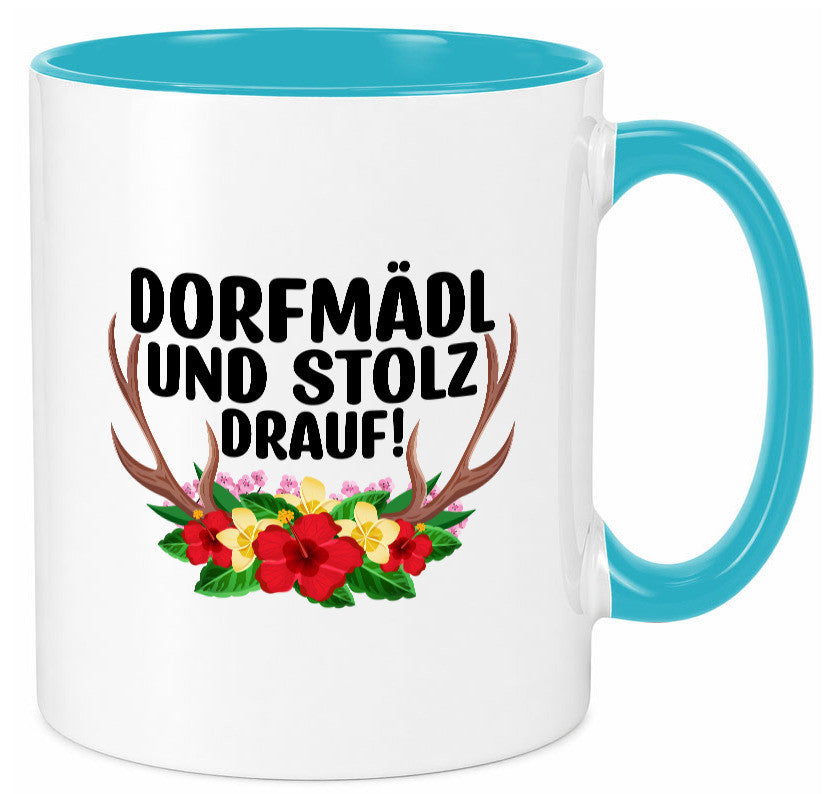Dorfmädel und stolz drauf | Dorfkind Dorf v2 Geschenkidee Humor Tasse