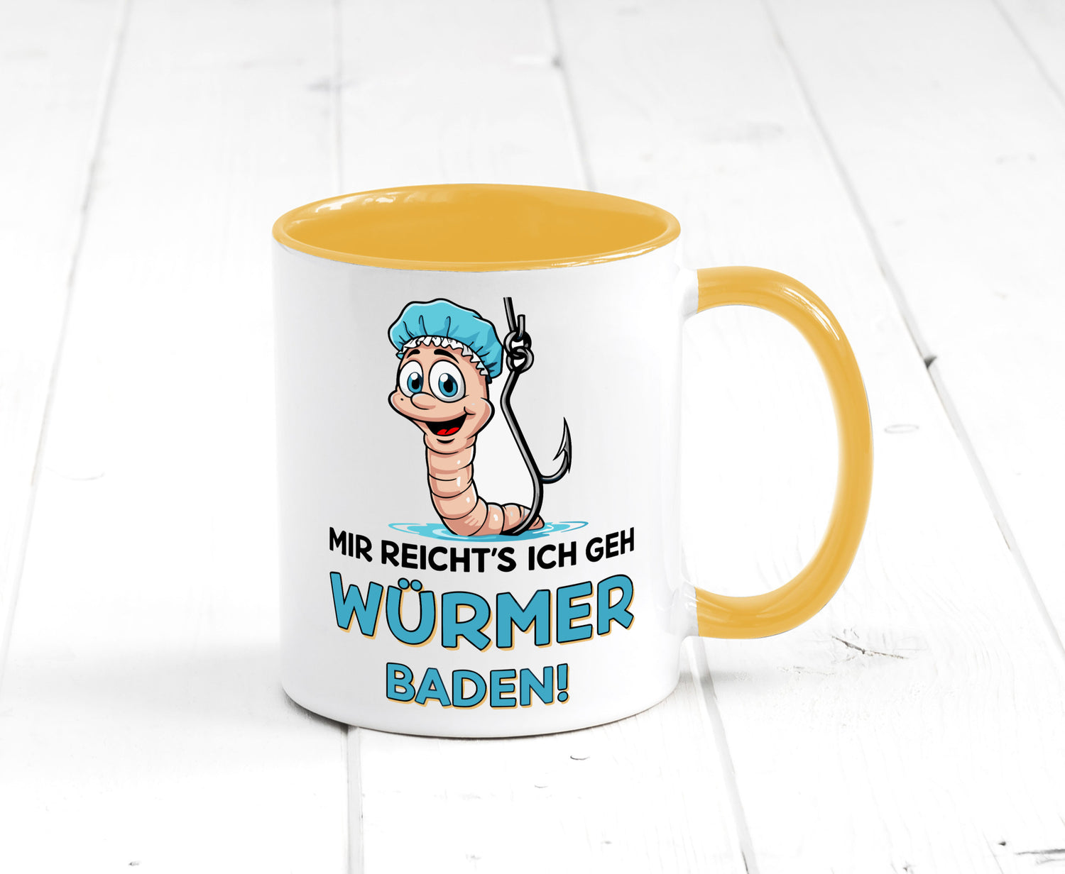 Mir reichts ich geh Würmer Baden | Angler Angeln Geschenk Humor Geschenkidee