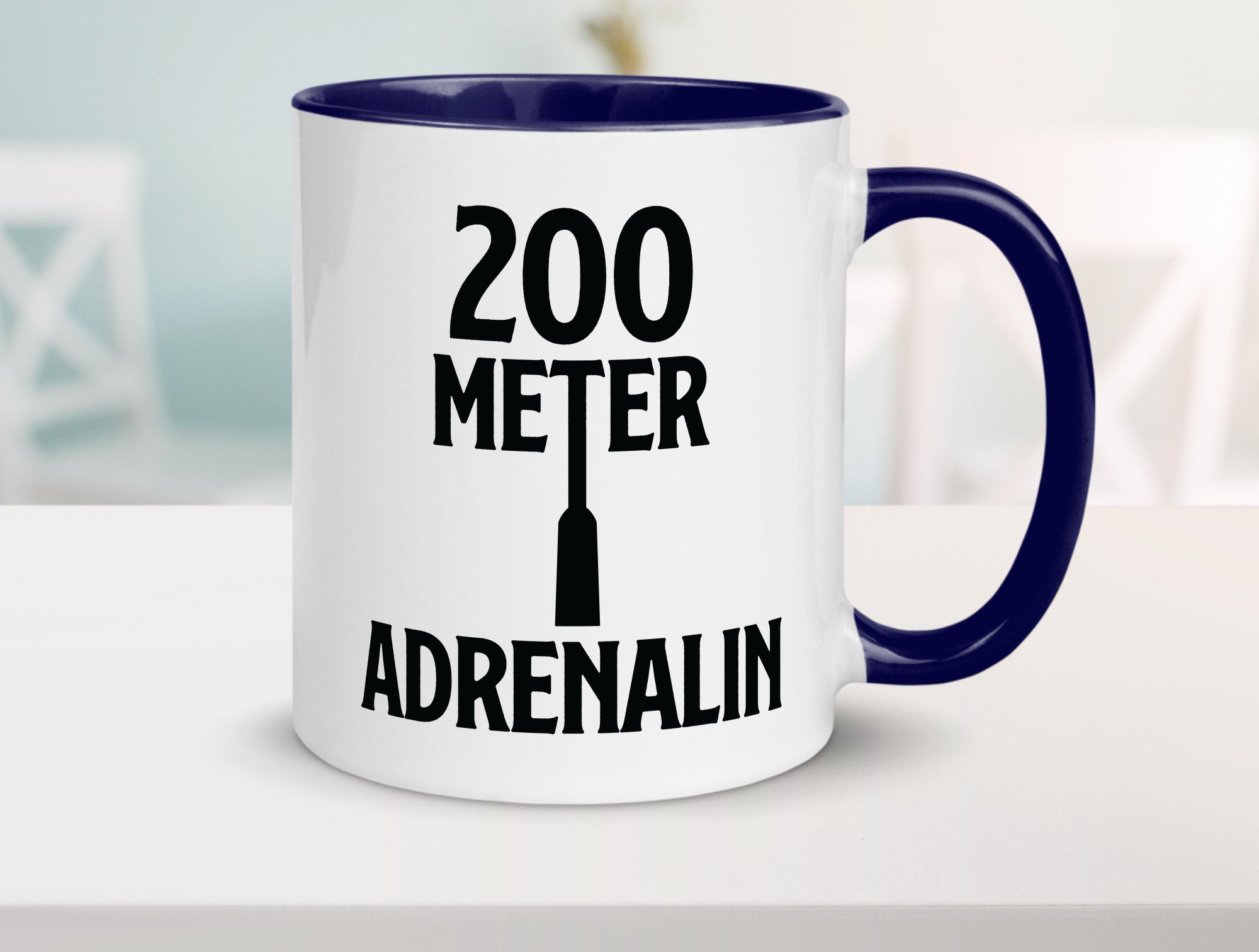 200 Meter Adrenalin v2 lustig Humor Geschenkidee Geschenk Tasse