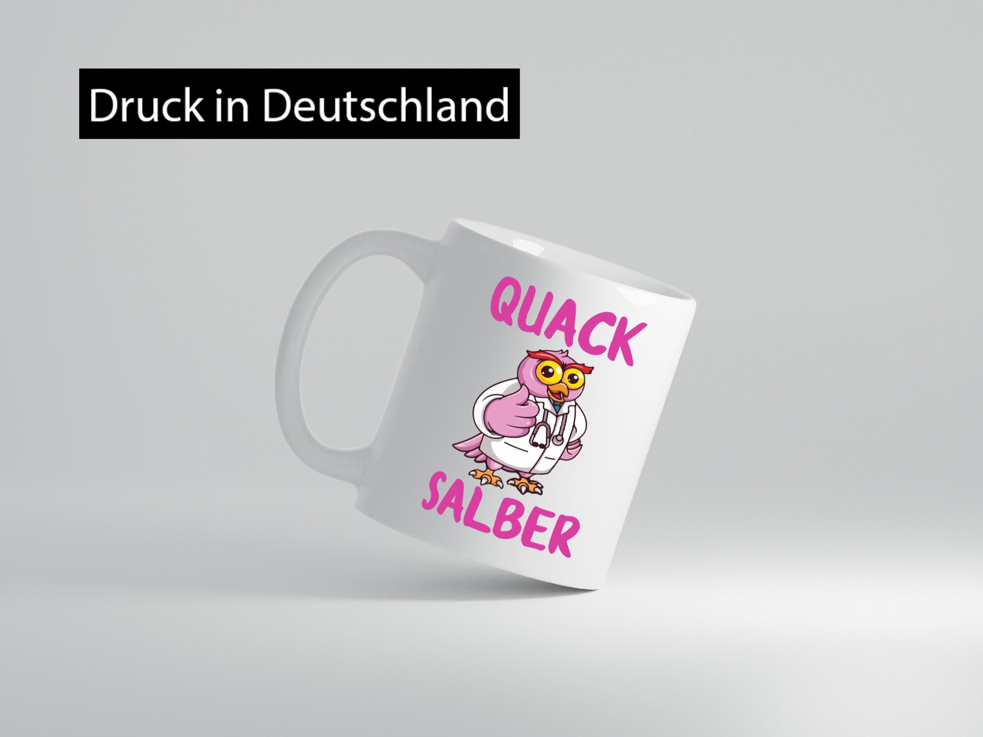 Quack Salber | Doktor Krankenhaus Arzt lustig Humor Geschenkidee Geschenk Tasse
