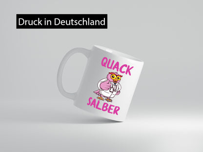 Quack Salber | Doktor Krankenhaus Arzt lustig Humor Geschenkidee Geschenk Tasse