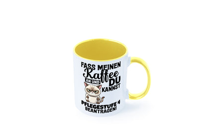 Fass meinen Kaffee an | Pflegestufe 4 Krankenschwester v3 Geschenkidee Humor