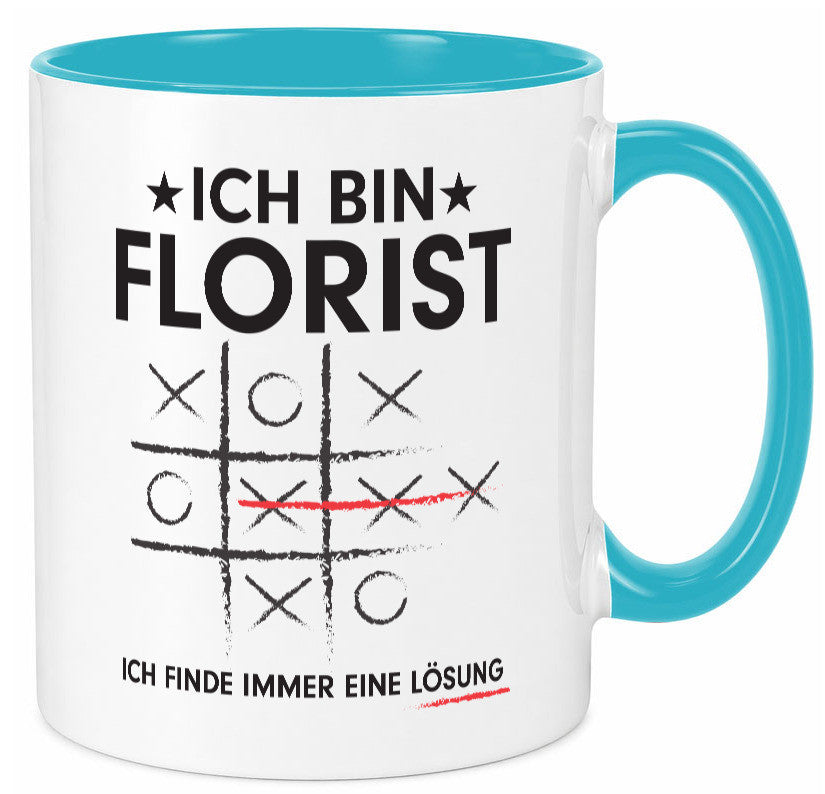 Lösung finden: Florist | Blumen Verkäufer v2 lustig Humor Geschenkidee Geschenk