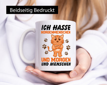Ich hasse Menschen v4 lustig Humor Geschenkidee Geschenk Tasse