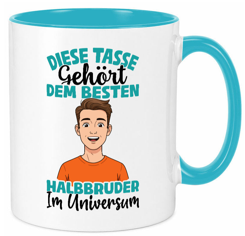 Im Universum: Halb Bruder | Stiefvater Stiefmutter Geschenkidee Familie Humor Tasse