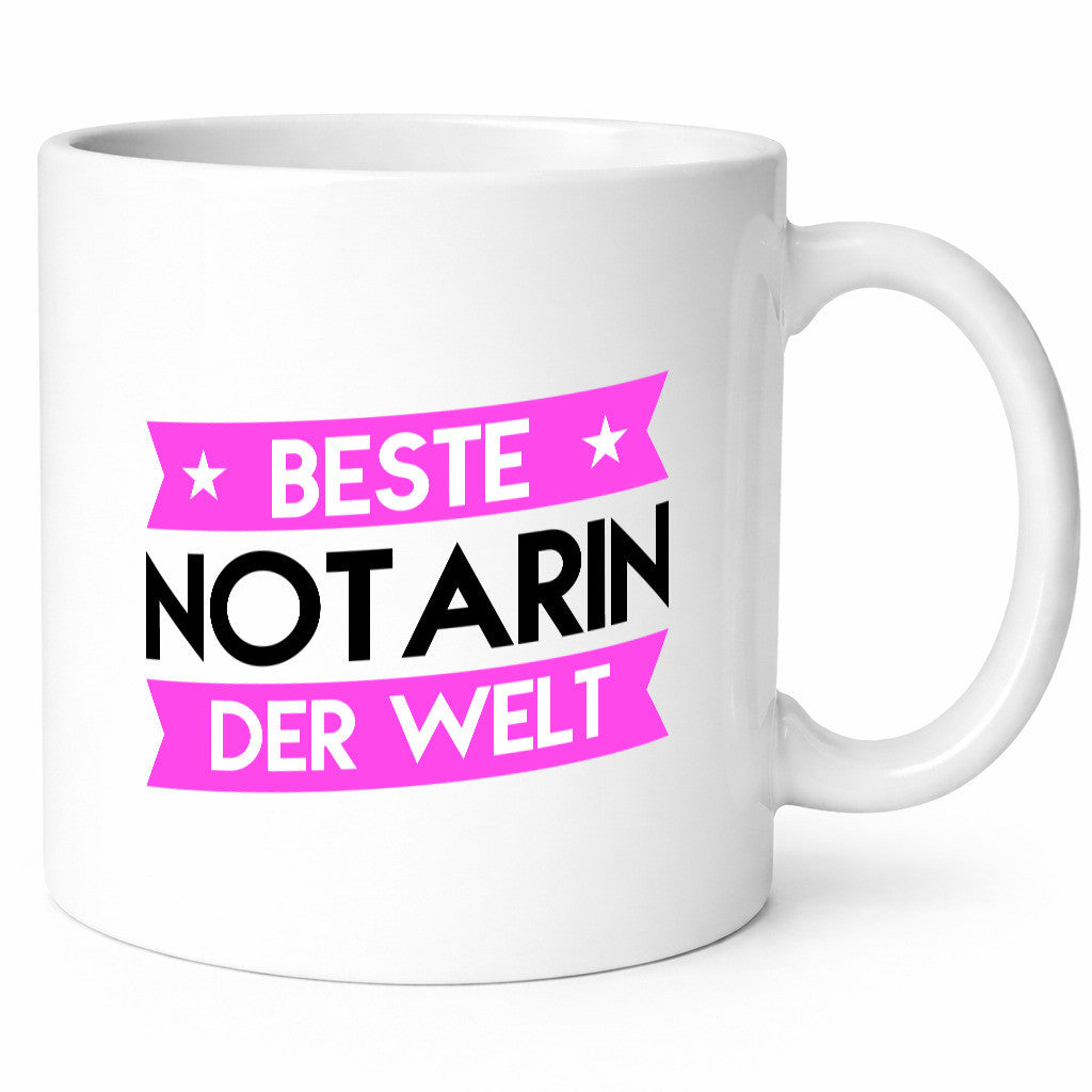 Beste Notarin | Juristin lustiger Spruch Geschenk Humor Geschenkidee Tasse