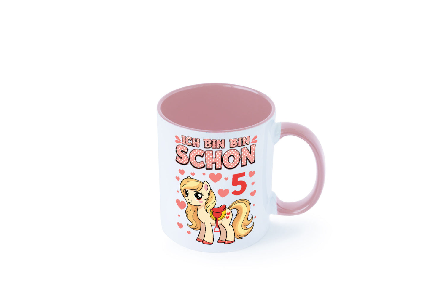 5. Geburtstag | 5 Jahre Mädchen Reiten Pony Humor Geschenkidee Tasse