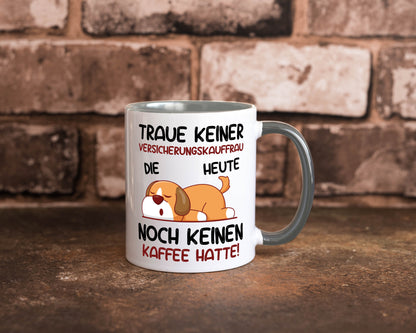 Traue keiner Versicherungskauffrau | Kauffrau Geschenk Humor Geschenkidee