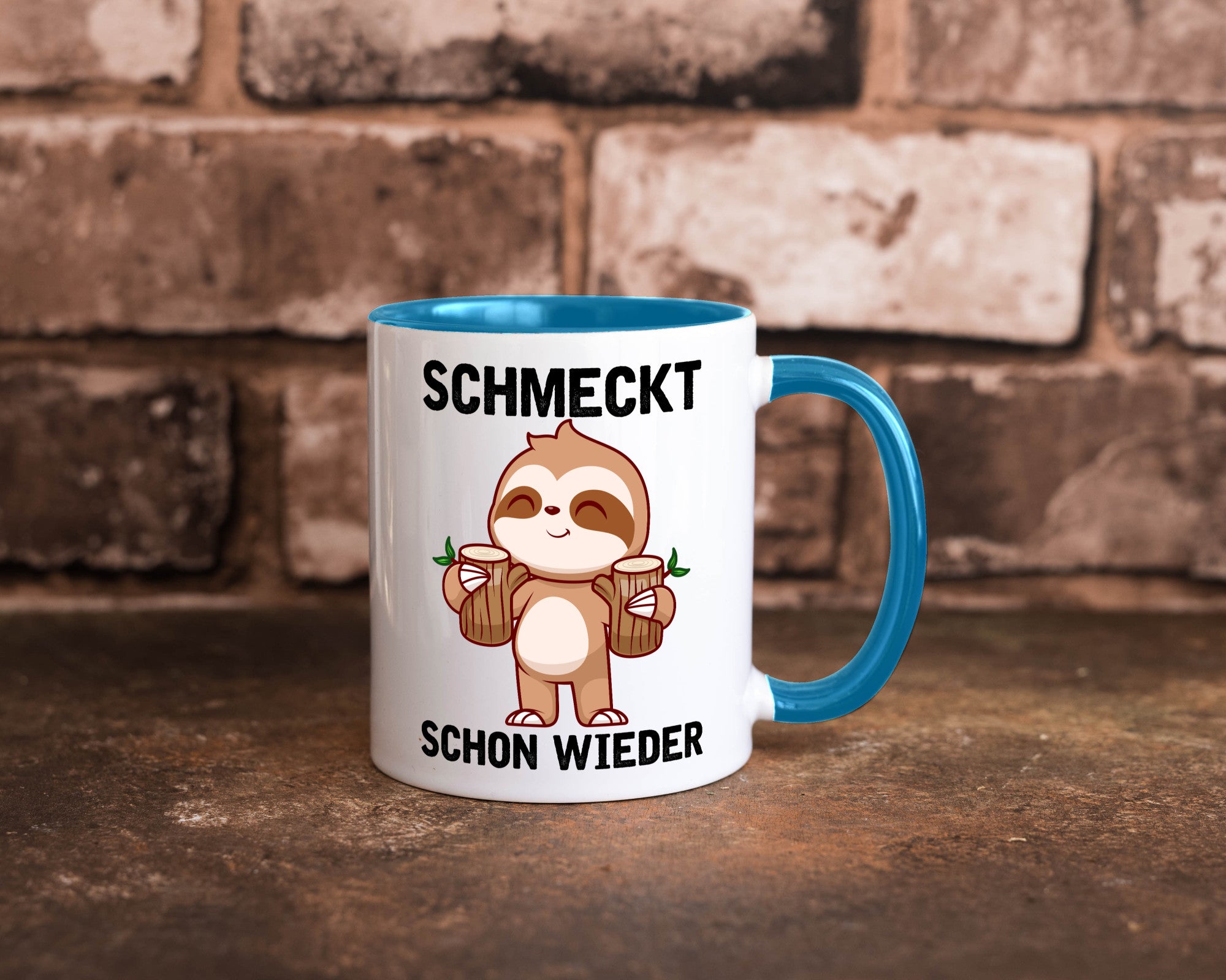 Schmeckt schon wieder | Frankfurt Hessen v2 Geschenkidee Humor Tasse