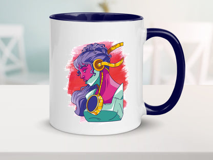 Zeichnung | Kunst Tasse Frauen Motiv cooles Design Humor Geschenkidee