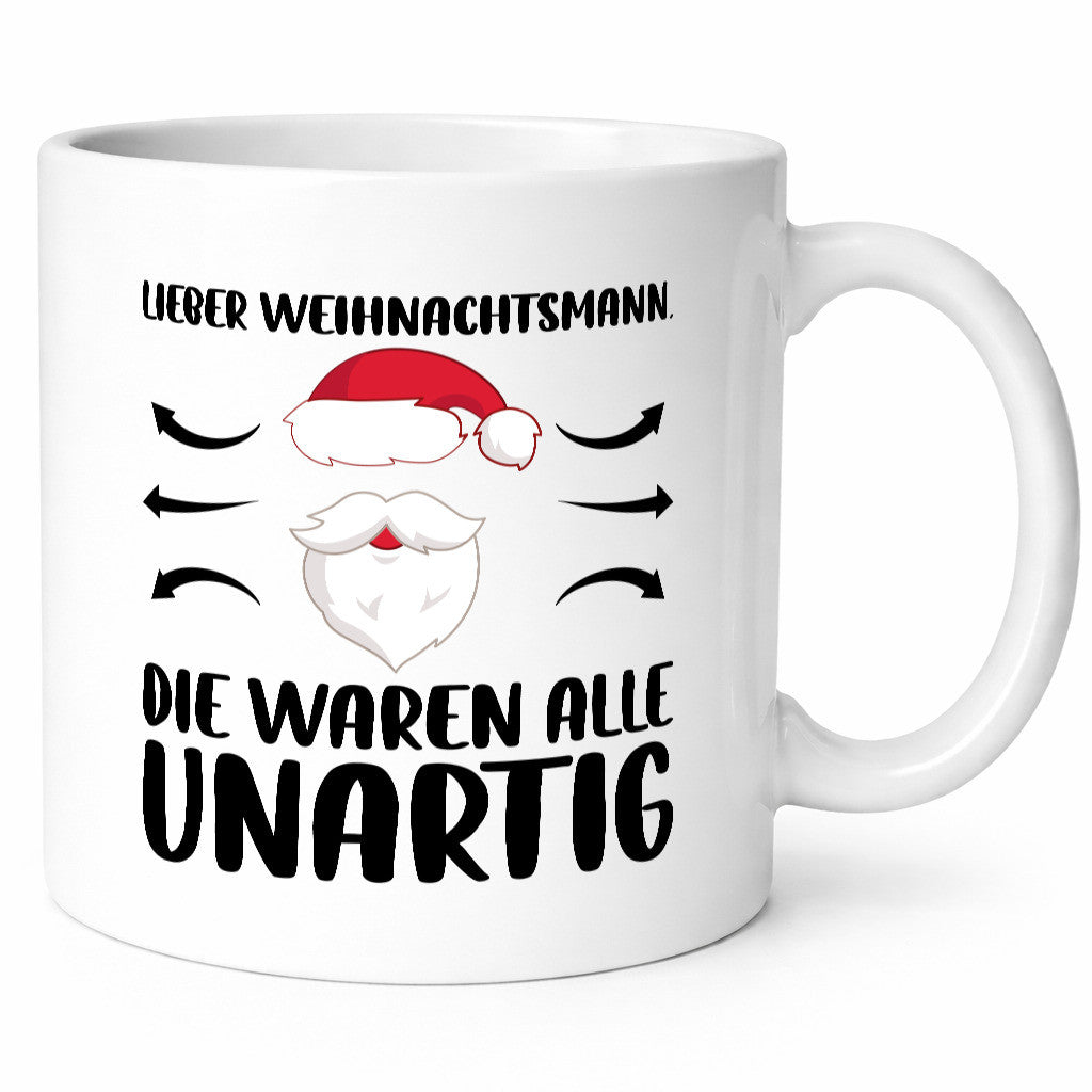 Lieber weihnachtsman die waren alle unartig | Weihnachten Geschenk Humor