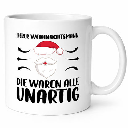 Lieber weihnachtsman die waren alle unartig | Weihnachten Geschenk Humor