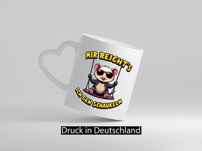 Mir reichts ich geh Schaukeln | egal Geschenk Humor Geschenkidee lustiger