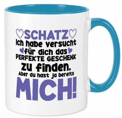 Schatz | Liebe Valentinstag Freund Freundin Herz Geschenkidee Humor Tasse