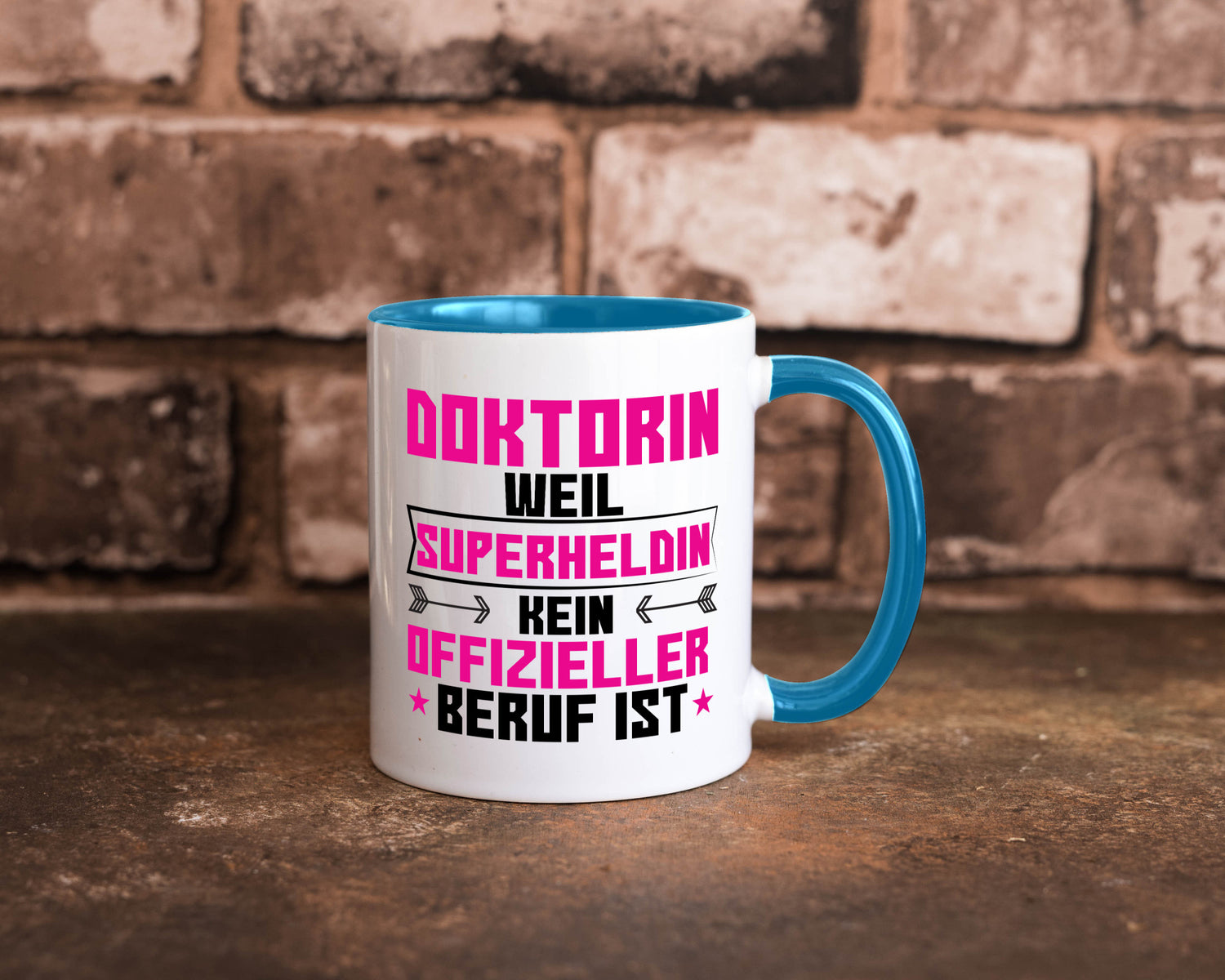 Superheldin Doktorin | Doktorand Doktortitel Geschenkidee Humor Tasse