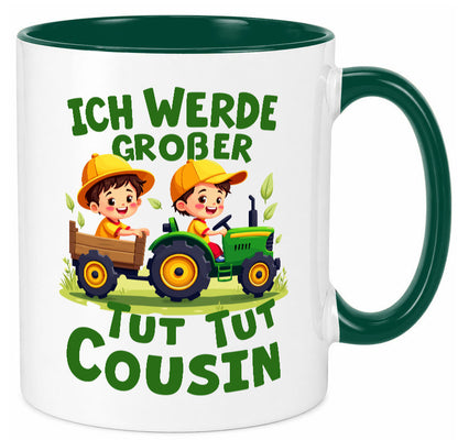 Ich werde Großer Cousin | Familie Bauer lustiger Spruch Geschenk Geschenkidee