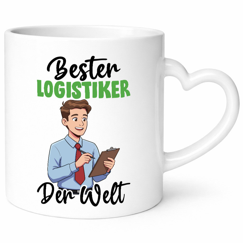 Bester Logistiker | Beruf Logistik v2 lustig Arbeit Kollegen Büro Geschenk Tasse