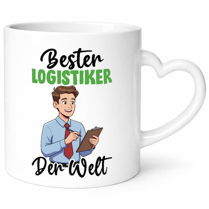 Bester Logistiker | Beruf Logistik v2 lustig Arbeit Kollegen Büro Geschenk Tasse